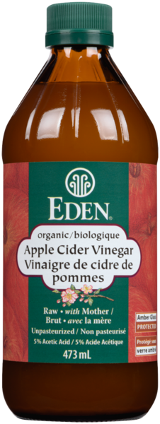 Eden Vinaigre de Cidre de Pommes Biologique 473 ml