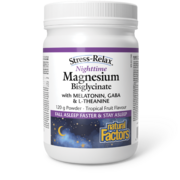 Natural Factors Stress-Relax Bisglycinate de Magnesium pour la nuit