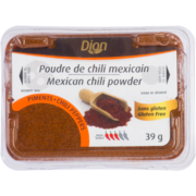 Dion Poudre de Chili Mexicain Piments 39 g