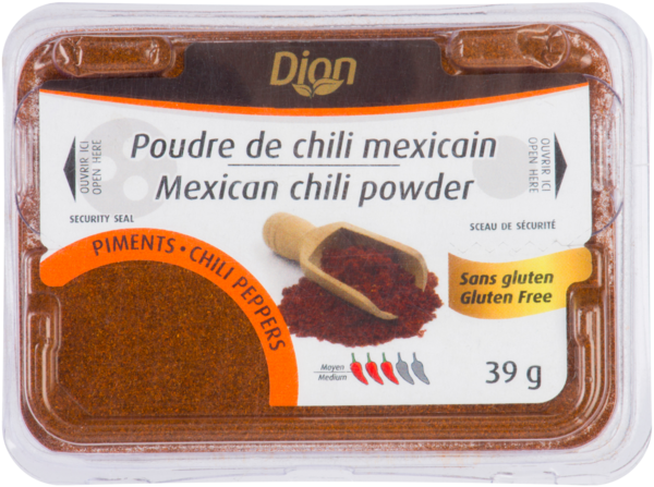 Dion Poudre de Chili Mexicain Piments 39 g