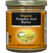 Nuts to You Nut Butter Inc. Pumpkin Seed Butter Smooth Organic 250 g