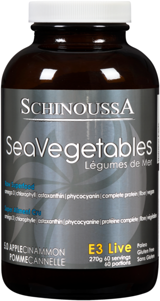 Schinoussa Légumes de Mer Super Aliment Cru 5.0 Pomme Cannelle 270 g