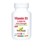 New Roots Vitamine D3 2 500 UI Extra Fort (capsules)