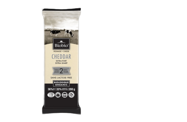 Biobio fromage Cheddar Bio X-Fort 2 Ans