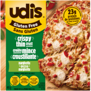 Udi's Sans Gluten Pizza Margherita Croûte Mince Croustillante 493 g