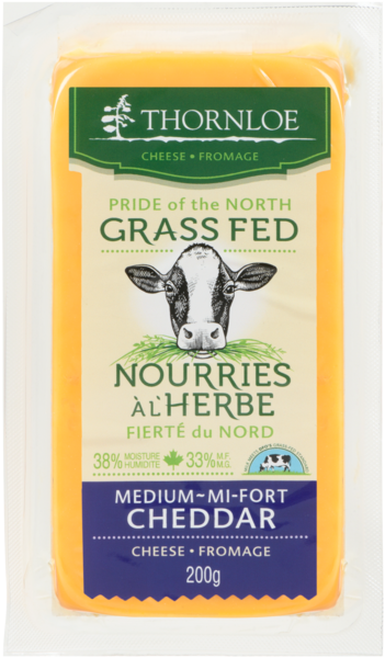 Thornloe Fromage Cheddar Mi-Fort 33% M.G. 200 g