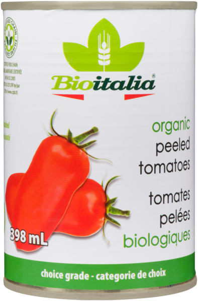 Bioitalia Tomates Pelées Biologiques 398 ml