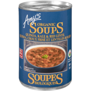 Amy's Kitchen Soupes Bio ~ Quinoa, Choux Frisé Et Lentilles Rouges