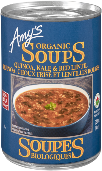 Amy's Kitchen Soupes Bio ~   Quinoa, Choux Frisé Et Lentilles Rouges