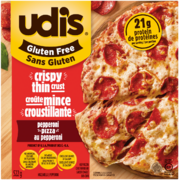 Udi's Sans Gluten Pizza au Pepperoni Croûte Mince Croustillante 522 g