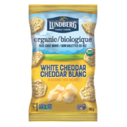 Lundberg Mini galettes de riz cheddar blanc bio