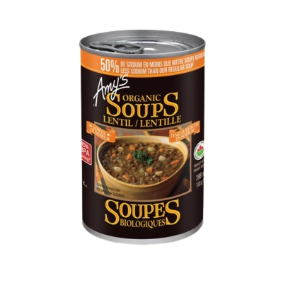 Amy's Kitchen Soupe Biologiques ~ Teneur Reduite En Sodium &   Lentille