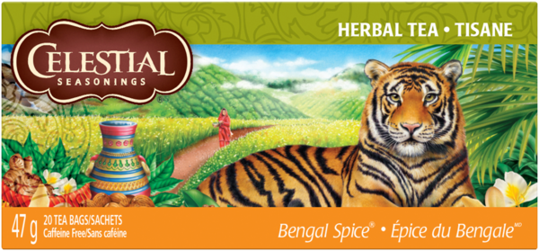 Celestial Seasonings Bengal Spice Herbal Tea 20 Tea Bags 47 g