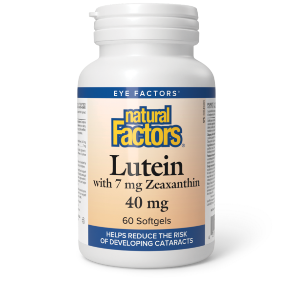 Natural Factors Lutéine 40 mg