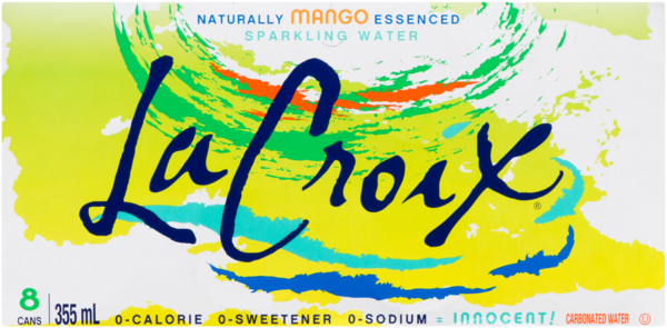 La Croix Sparkling Water Naturally Mango Essenced