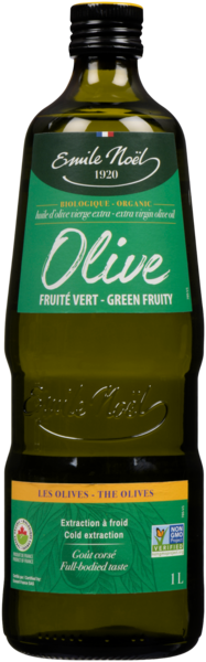 Emile Noël Huile d'Olive Vierge Extra Fruité Vert Biologique 1 L