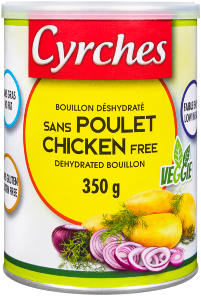 Cyrches Bouillon Déshydraté Sans Poulet 350 g