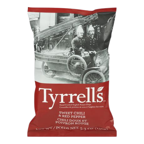 Tyrrells Croustilles Chili Doux&Poivron rouge