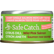 Safe Catch Wild Pink Salmon Citrus Dill 85 g