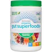 Genuine Health Superaliments+ Biologiques Fermentés pour l'Intestin Aliments Entiers en Poudre 229 g