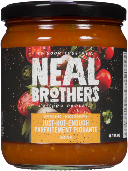 Neal Brothers Salsa Just-Hot-Enough Organic 410 ml