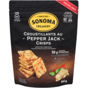 Sonoma Creamery Croustillants au Pepper Jack Doux 64 g