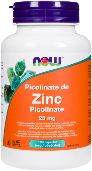 Picolinate De Zinc 25Mg 100Vcaps