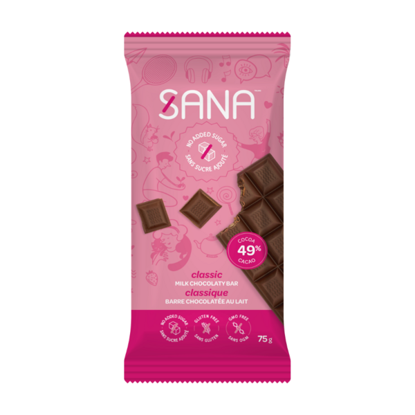 Sana Barre Chocolatée Au Lait Classique