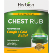 Herbion Naturals Chest Rub Topical Analgesic 100 g