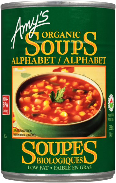Amy's Kitchen Soupes Bio ~   Alphabet