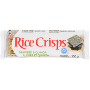 Hot-Kid Rice Crisps Rice Crackers Seaweed & Quinoa 100 g
