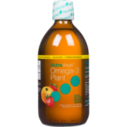 NutraVege Omega-3 Plant Saveur d'Orange Fraise Liquide Format Économique 500 ml