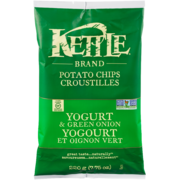Kettle Brand Potato Chips Yogurt & Green Onion 220 g