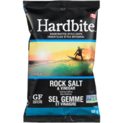 Hardbite Handcrafted-Style Chips Rock Salt & Vinegar 50 g