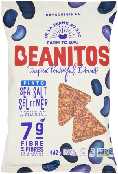 Beanitos Croustilles de Haricots Pinto Sel de Mer 142 g