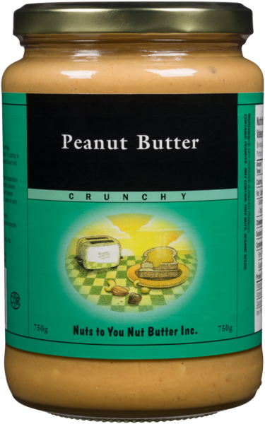 Nuts to You Nut Butter Beurre d'Arachides Croquant 750 g