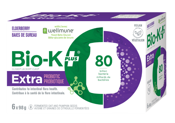 Bio-K Plus Baies de sureau  Probiotique 50 milliards de bactéries