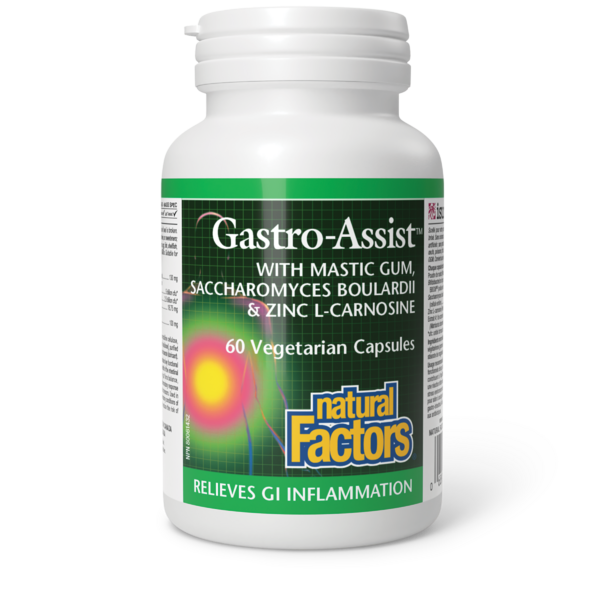 Natural Factors Gastro-Assist   60 capsules végétariennes