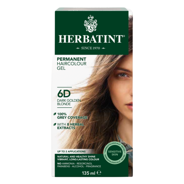 Herbatint® Coloration permanente | 6D Blond doré foncé