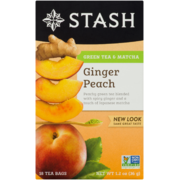 Stash Green Tea & Matcha Ginger Peach 18 Tea Bags 36 g