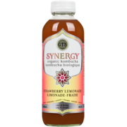 GT's Living Foods Synergy Kombucha Biologique Lemonade-Fraise 480 ml