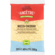 L'Ancêtre Shredded Cheese Blend Mozza-Cheddar Organic 20% M.F. 200 g