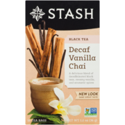 Stash Black Tea Decaf Vanilla Chai 18 Tea Bags 36 g