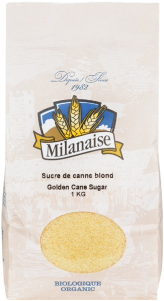 Milanaise Sucre de Canne Blond Biologique 1 kg