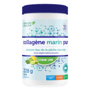 Genuine Health Marine Clean Collagen, poudre de collagène hydrolysé au citron-limette