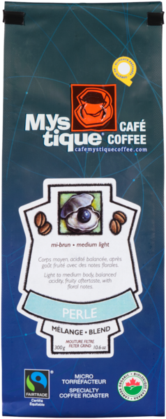 Café Mystique Coffee Medium Light Perle Blend Filter Grind 300 g