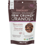 Rawcology Organic Raw Crunch Granola Chocolate with Raw Cacao 200 g