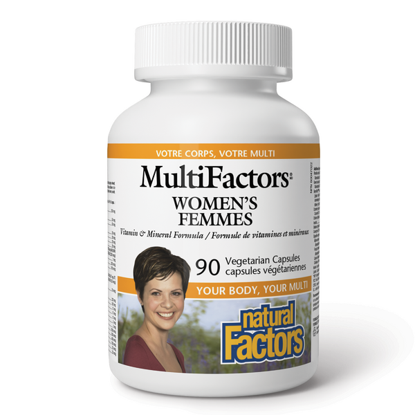 Natural Factors Femmes MultiFactors   90 capsules végétariennes