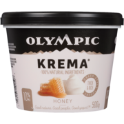 Olympic Krema Yogourt de Style Grec Miel 10% M.G. 500 g