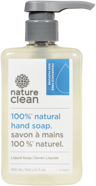 Nature Clean Savon Liquide Non Parfumé 500 ml